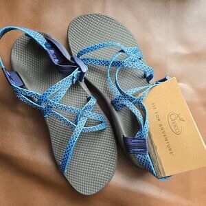 CHACO ZCloud X Sandal Puzzle Azzure Blue Women's size 11 EU 42